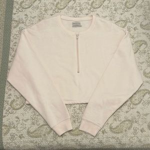 Urban Outfitters Cropped Quarter Zip Top